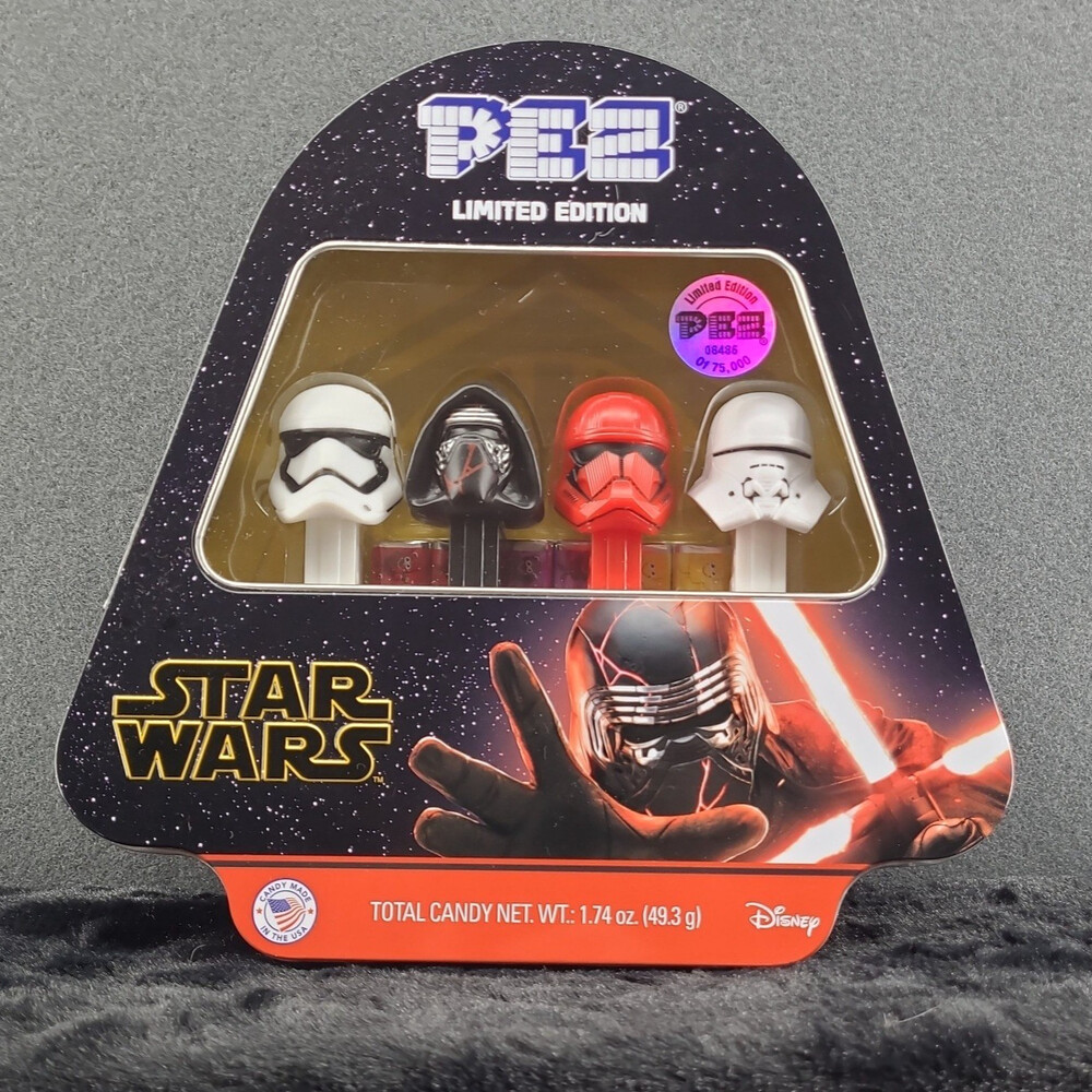 PEZ Disney Star Wars Limited Edition Tin Set Rise of Skywalker Kylo Ren - Sealed